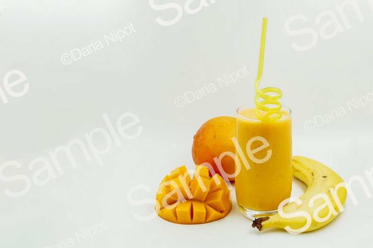 Tropical smoothie or milkshake example image 1