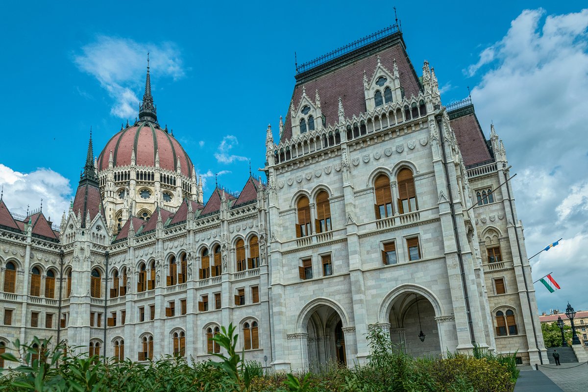 Gothic old building of the Hungarian parliament, Budapest example image 1