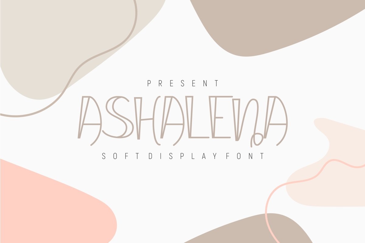 Ashalena - Soft Display Font example image 1