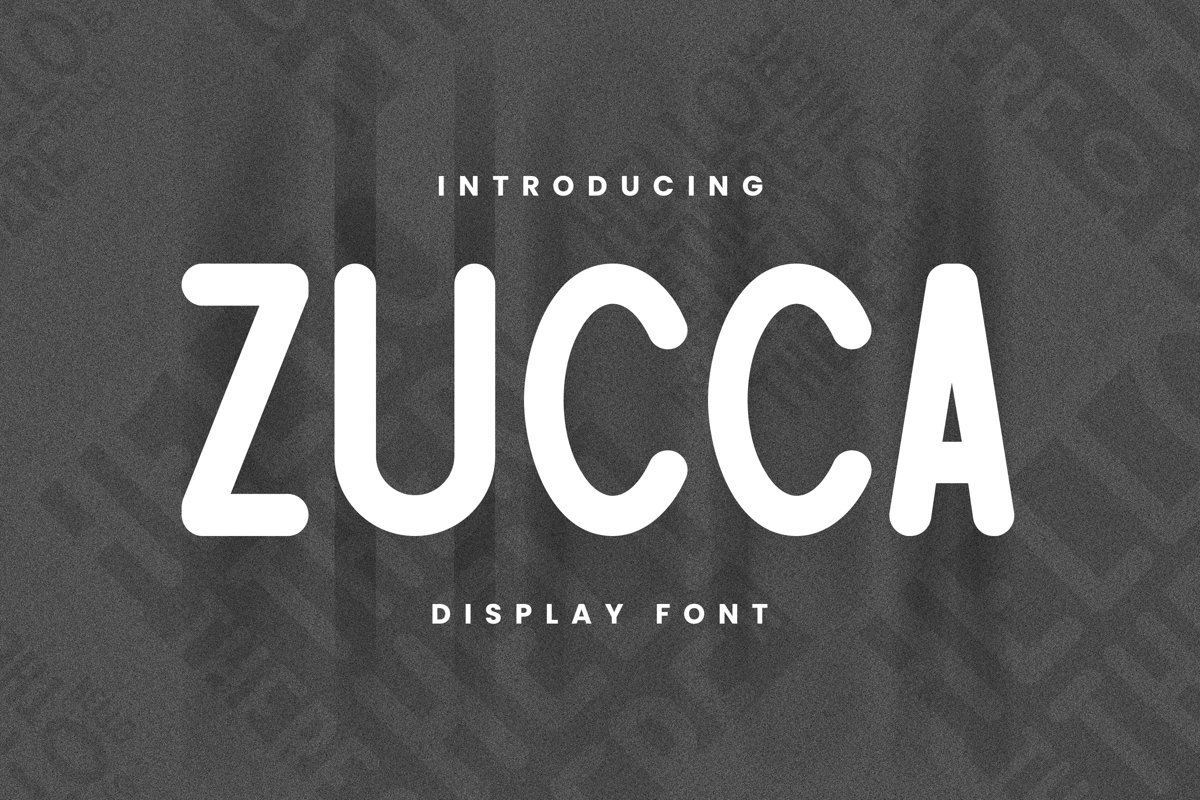 Zucca Font example image 1