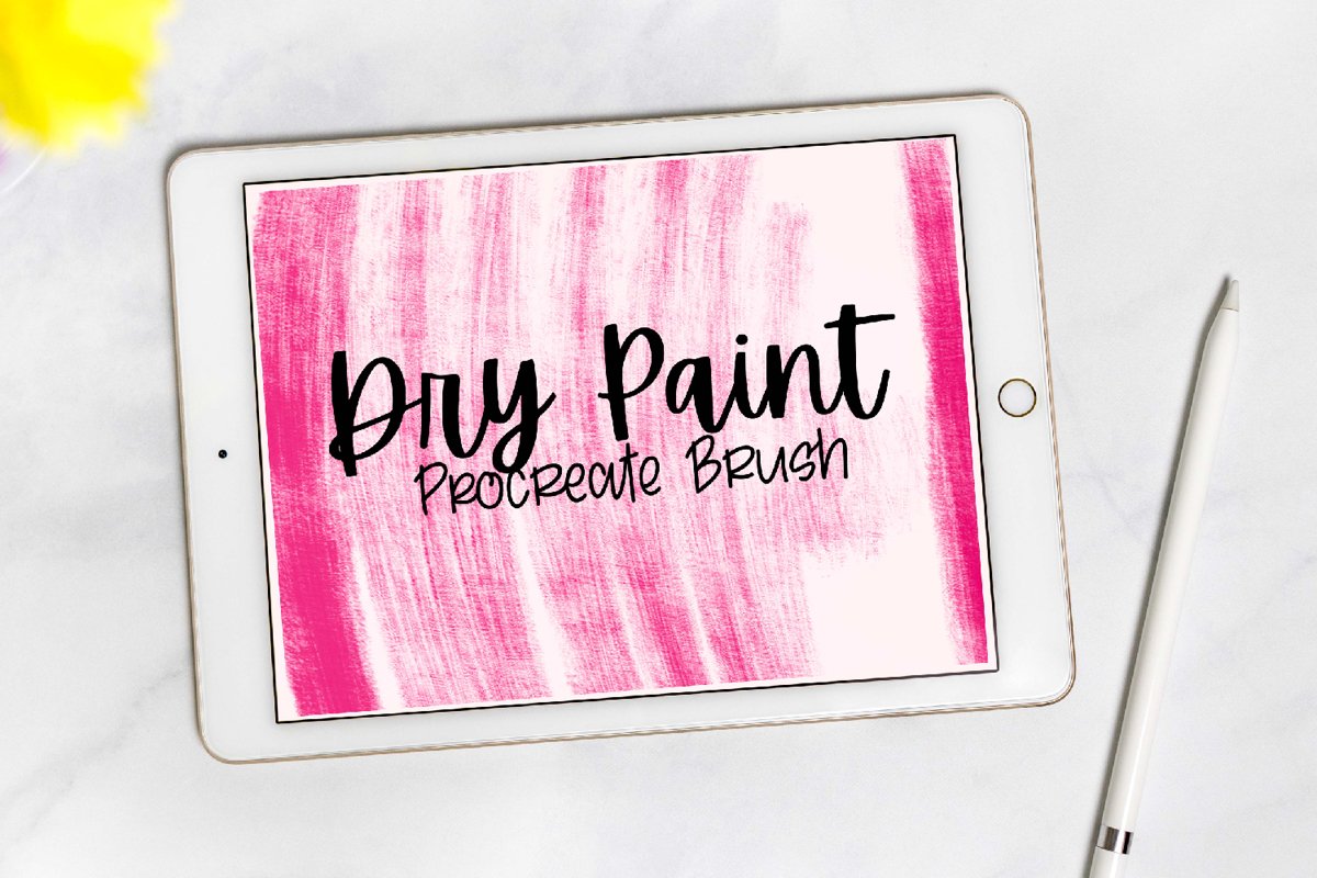 Procreate - Thin Dry Brush example image 1