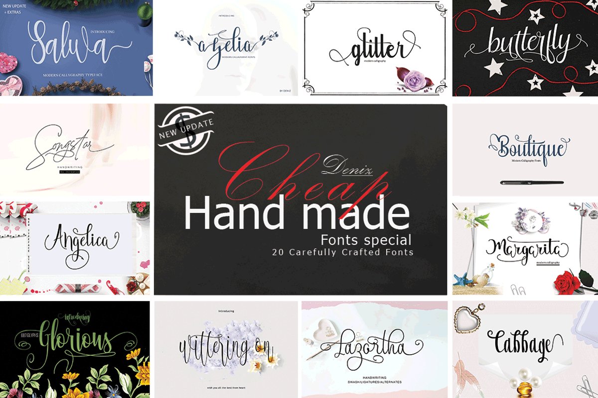 20 Incredible Handwritten Fonts example image 1