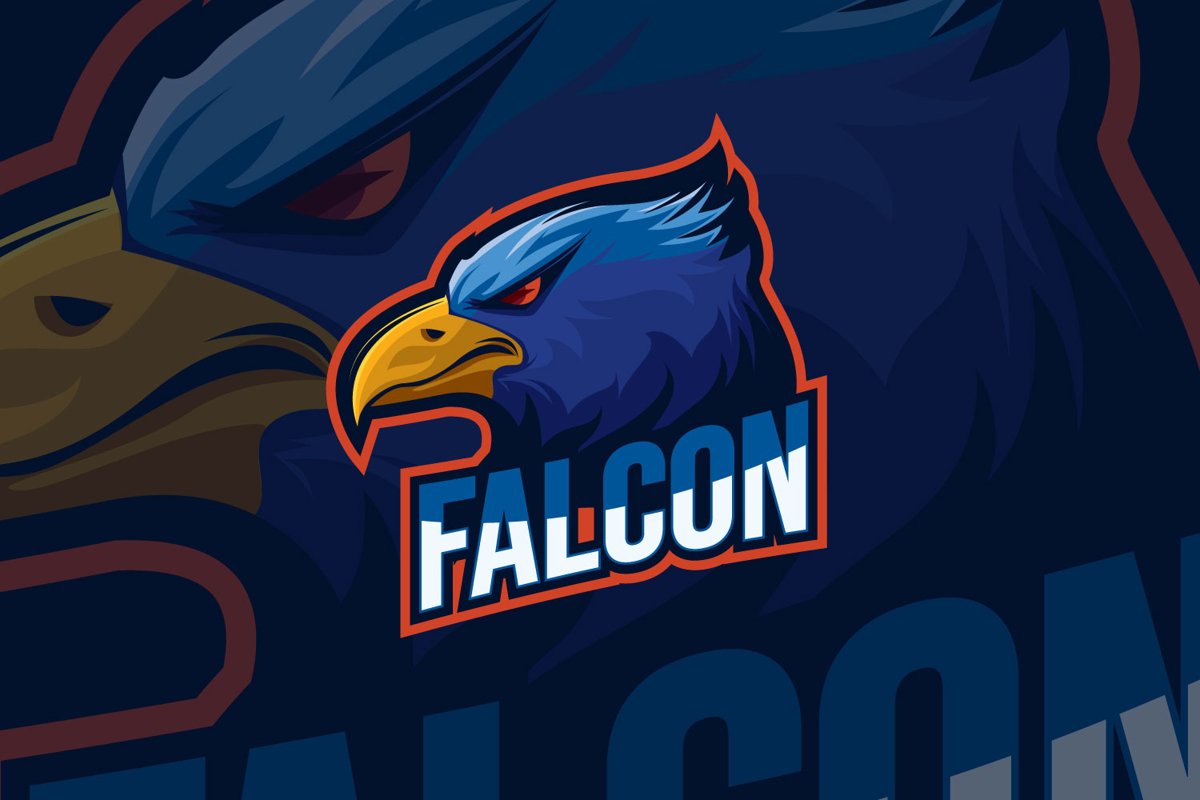 Falcon Eagle Esport Logo Design example image 1
