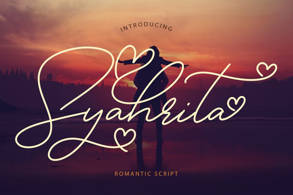 Syahrita Beautiful Romantic Font example image 1