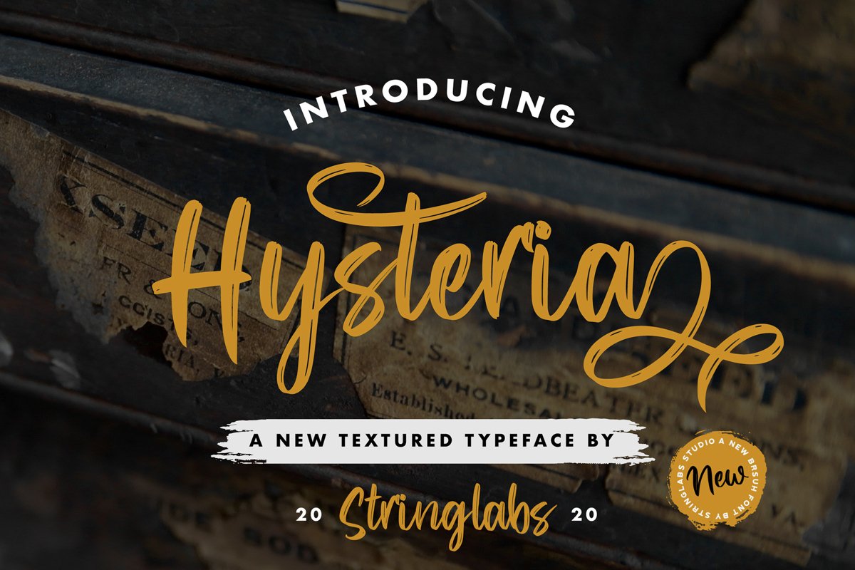 Hysteria - Stylish Script Font example image 1