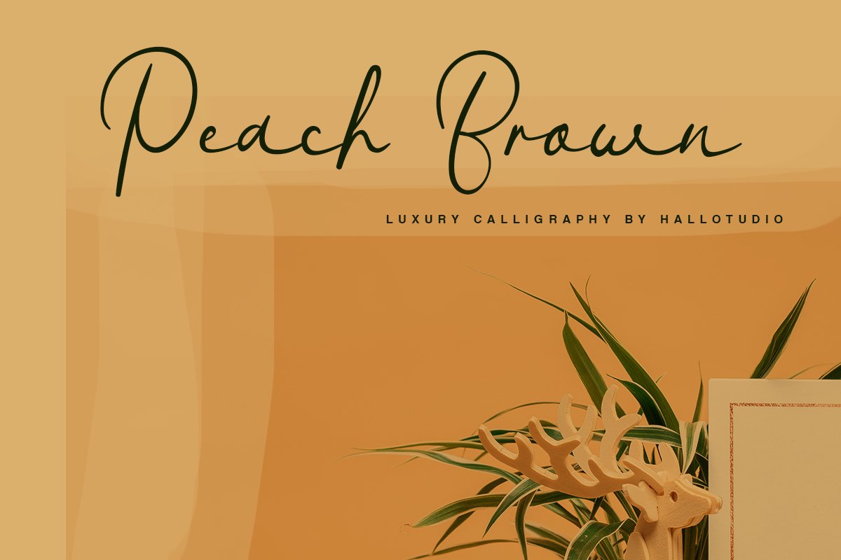 Peach Brown example image 1