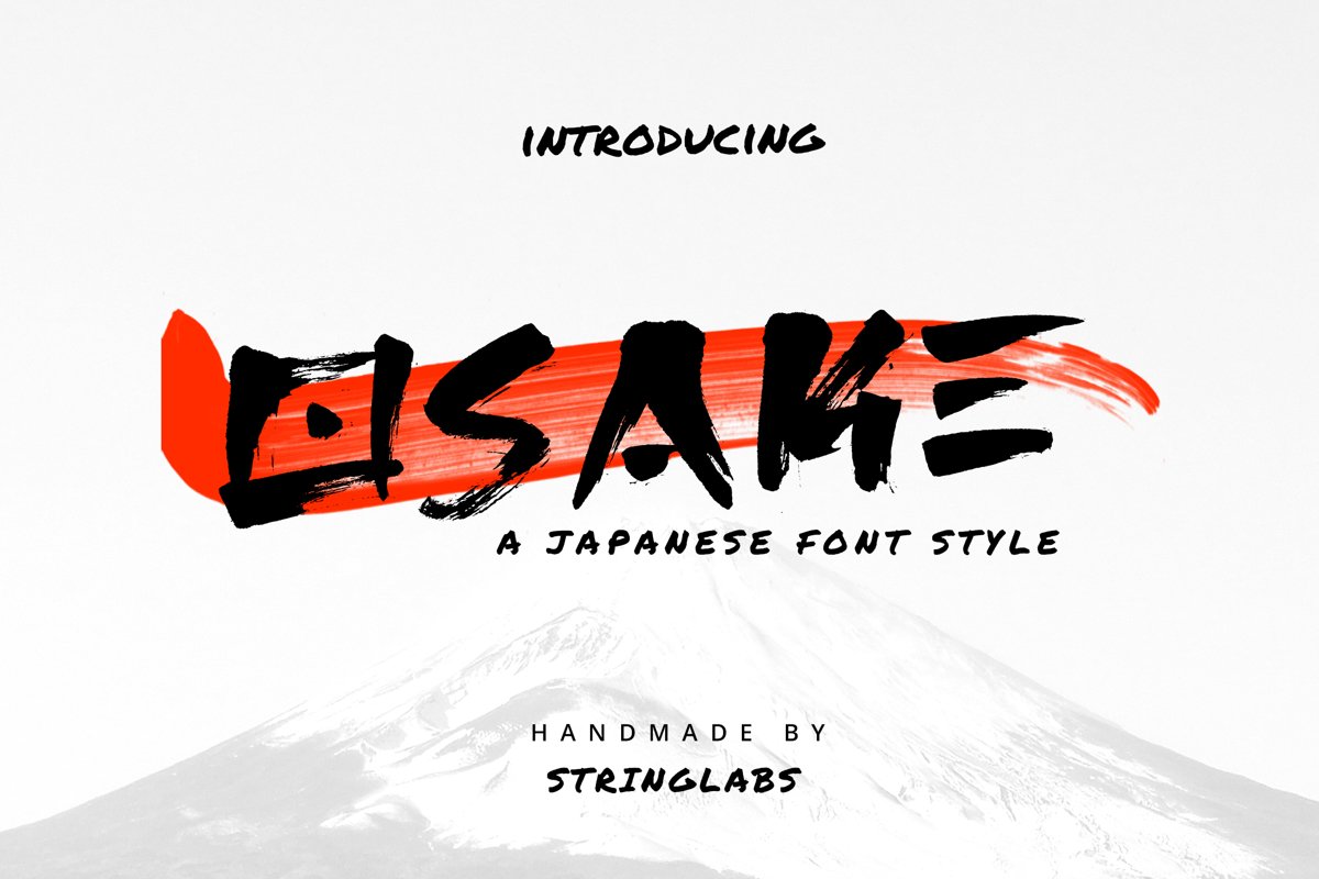 Osake - Japanese Font example image 1