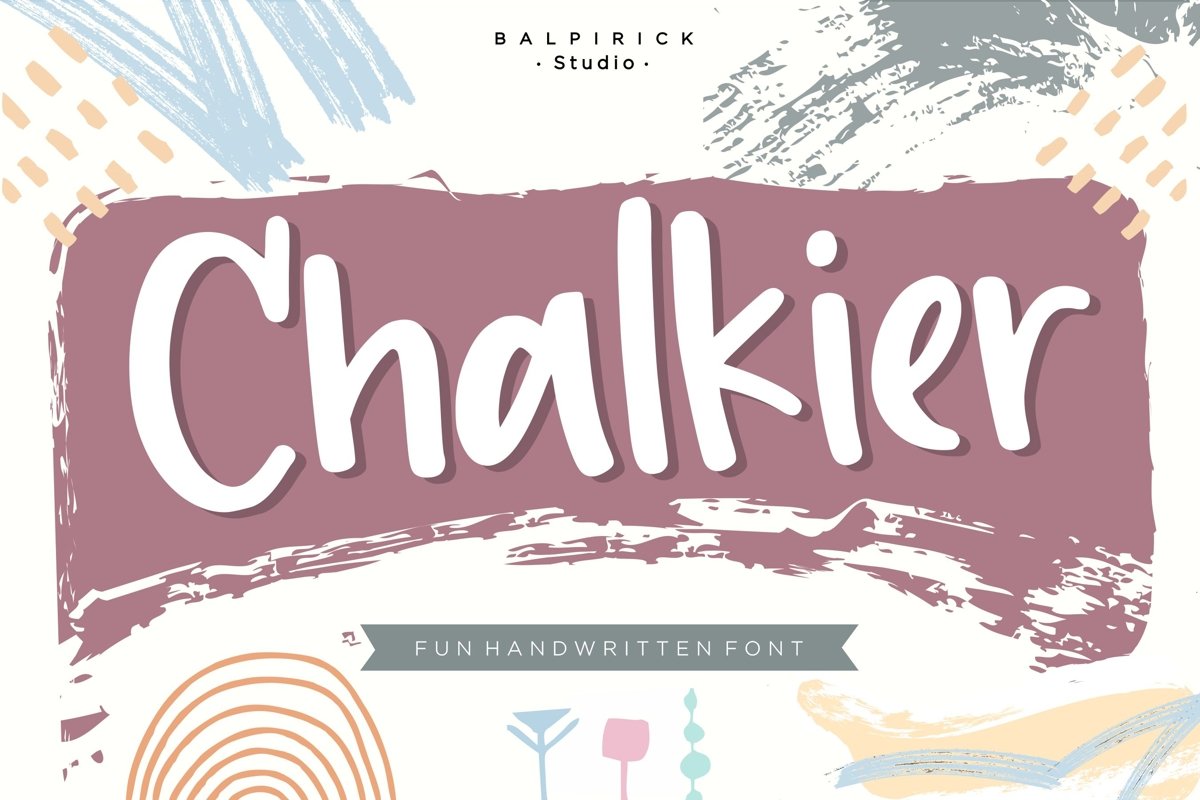 Chalkier Fun Handwritten Font example image 1