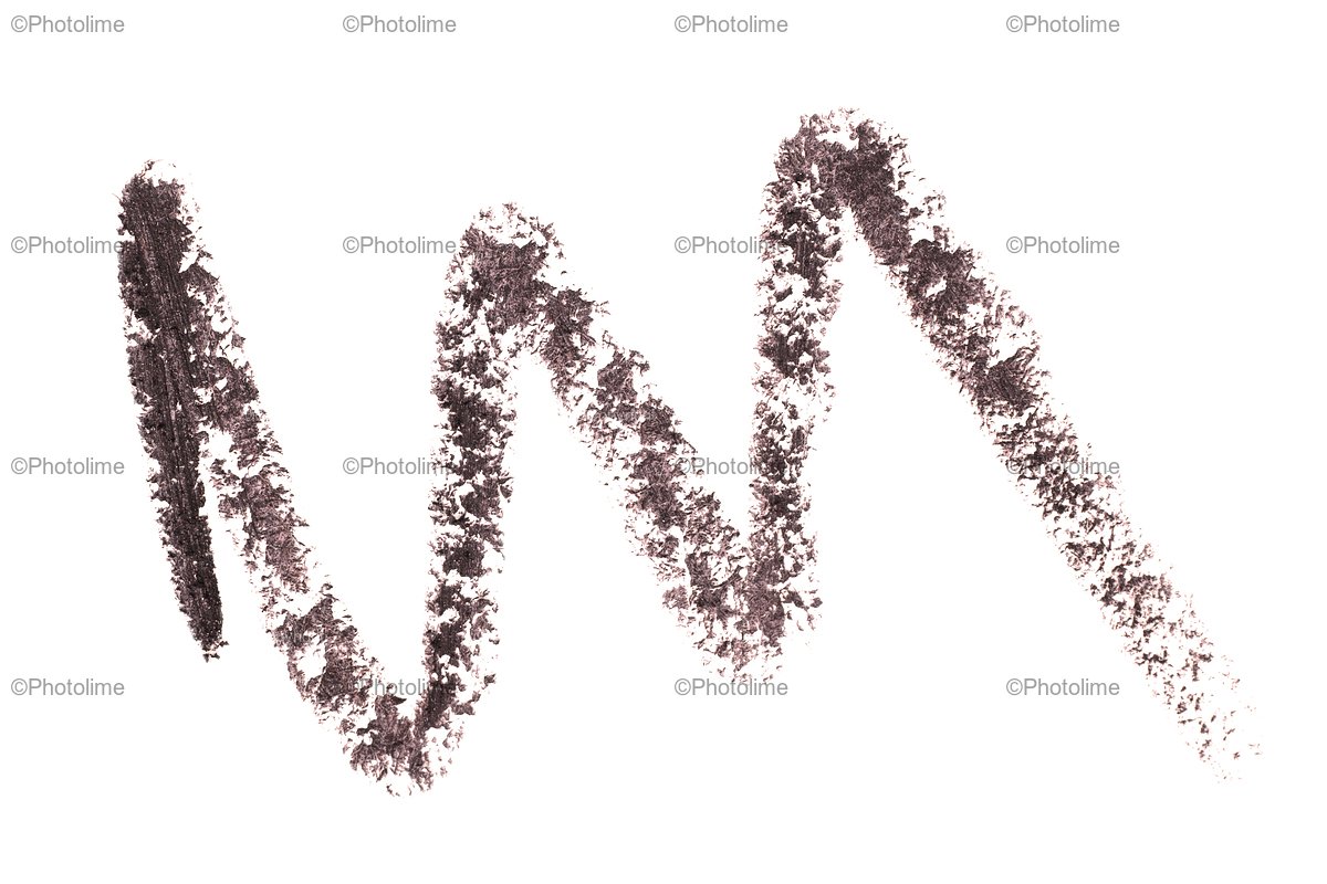 Eye pencil texture. Eyeliner or eyebrow swatch stroke example image 1