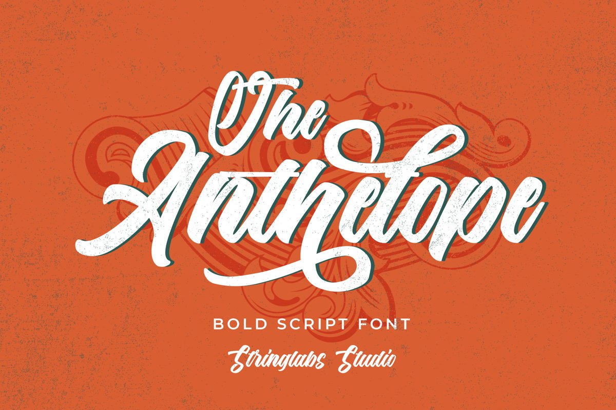 The Anthelope - Retro Bold Script Font example image 1