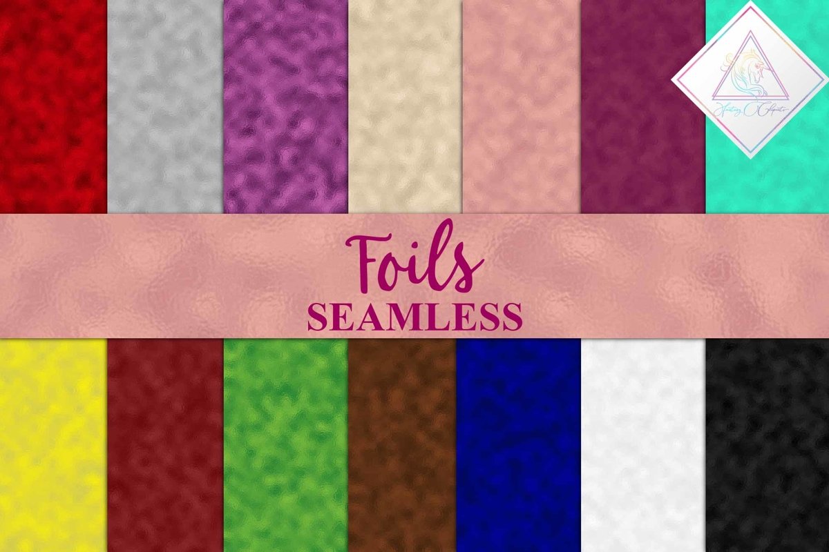 Foil Digital Papers example image 1