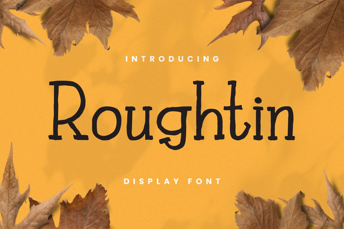 Rougthin Font example image 1