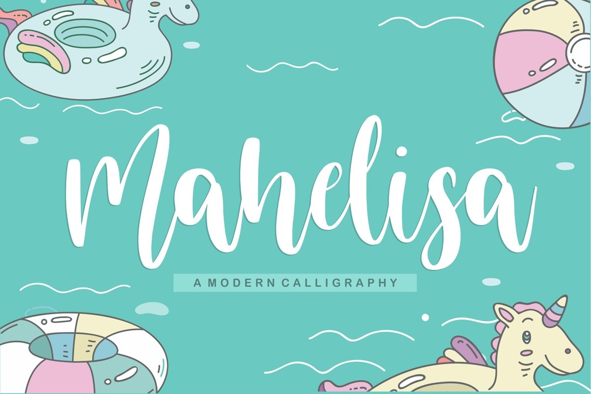 Mahelisa Modern Calligraphy Font example image 1