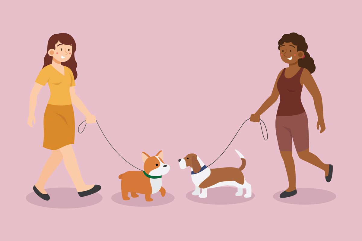 People Walking the Dog example image 1