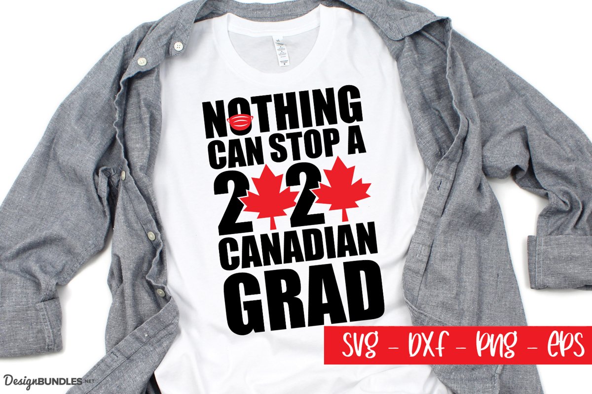 Canadian Grad - A Canadian Cut File example image 1