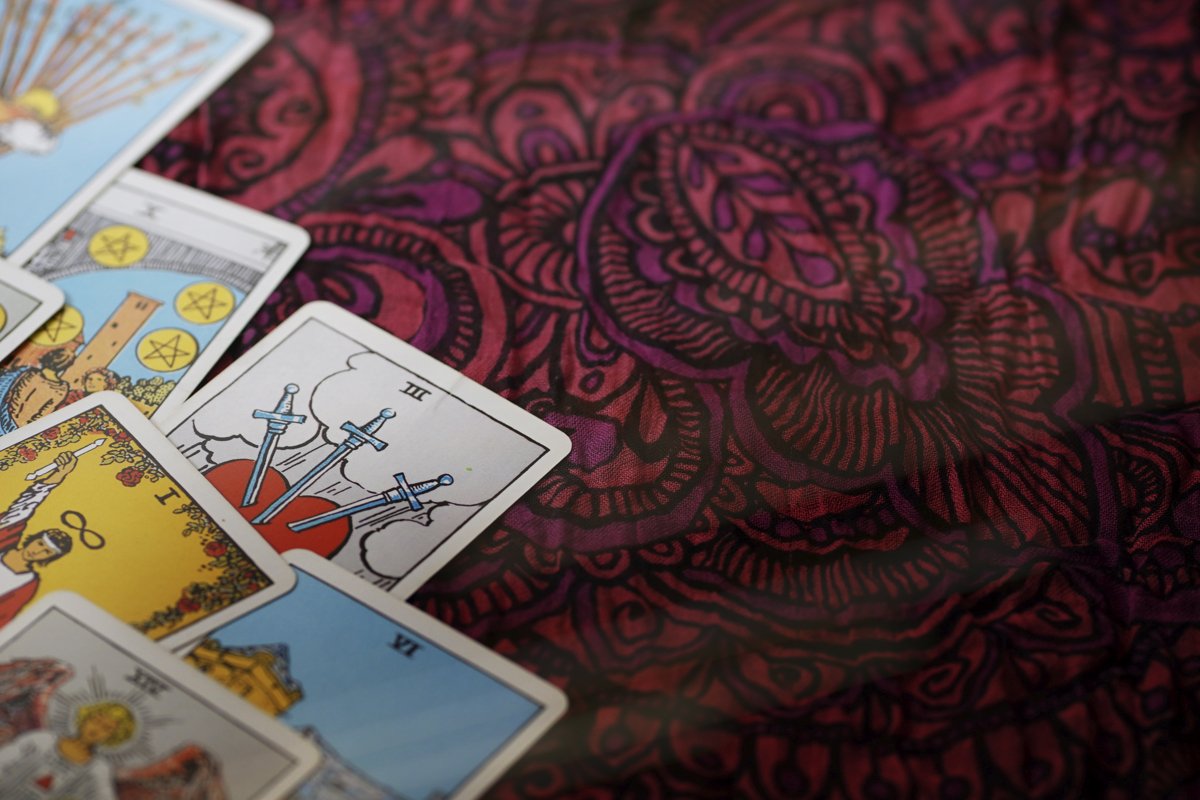 tarot card on the table, esoteric concept, example image 1