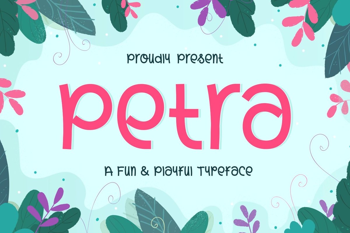 Petra - Fun and Playful Typeface example image 1