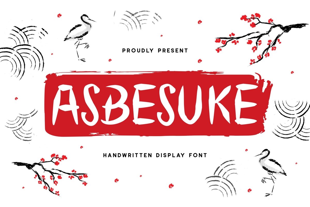 Abesuke Display Font example image 1