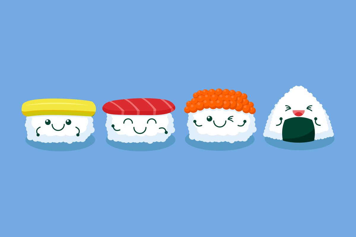 Sushi Illustrations example image 1