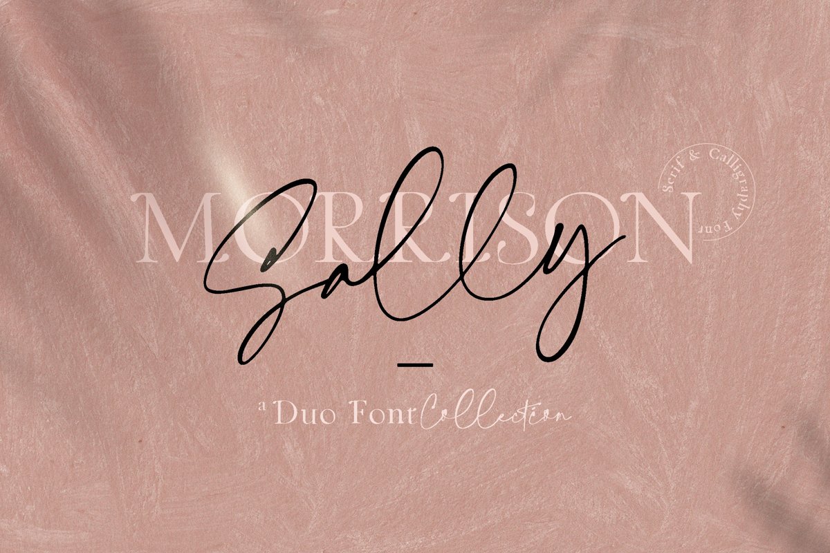Sally Morrison Script & Serif example image 1