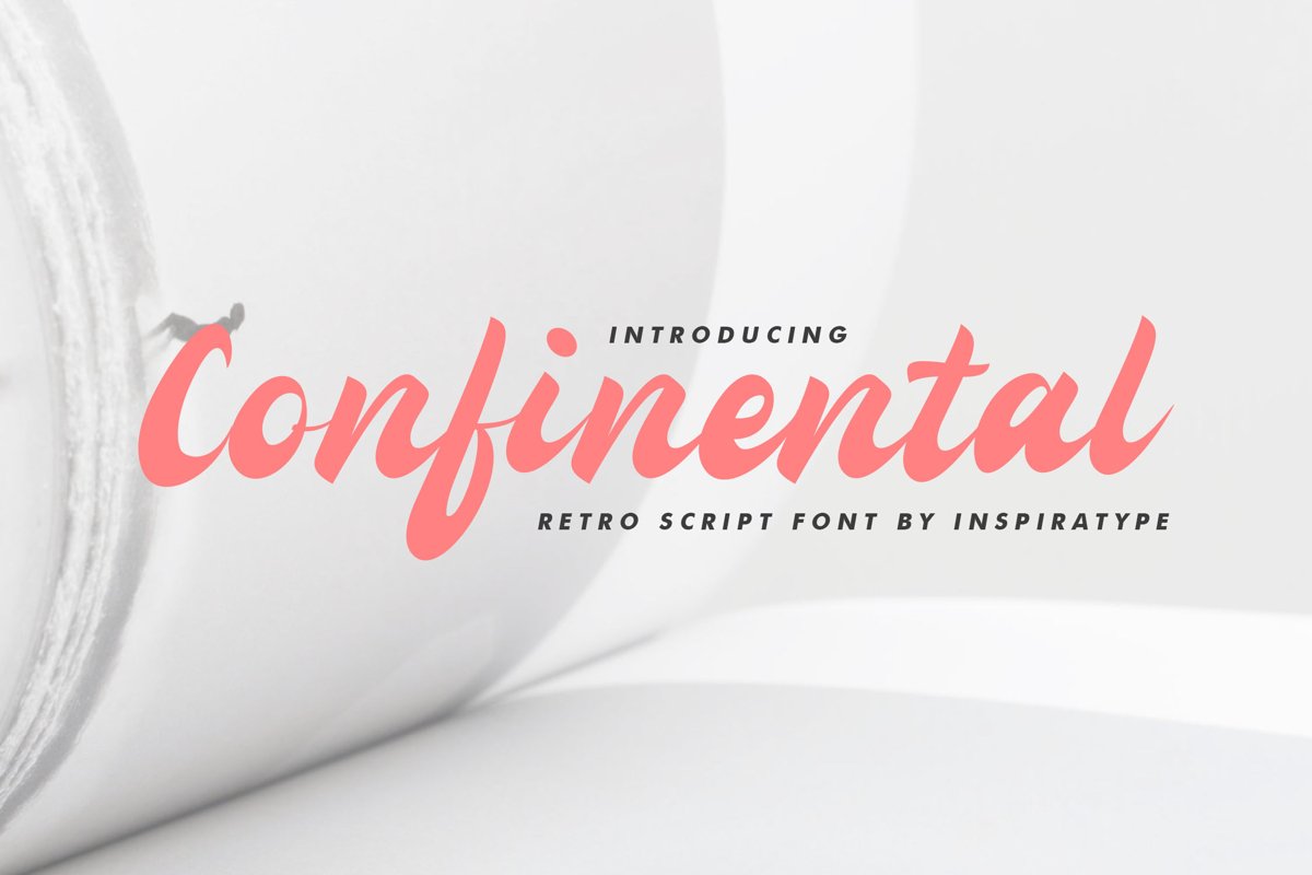 Confinental - Retro Script example image 1