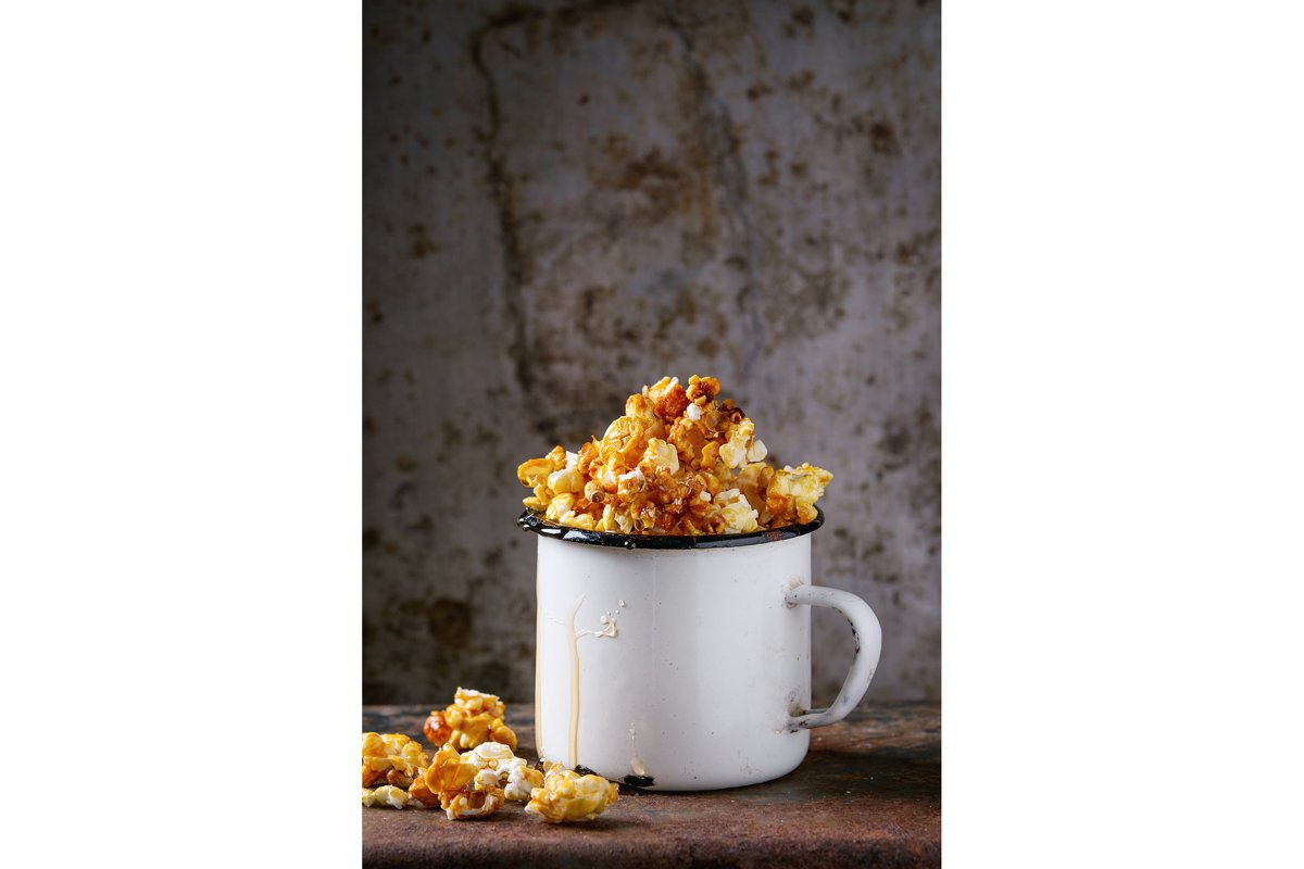 Prepared caramel popcorn example image 1