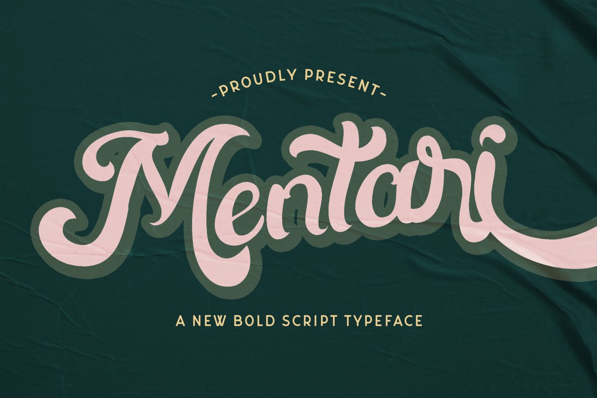 Mentari - Bold Script Font example image 1