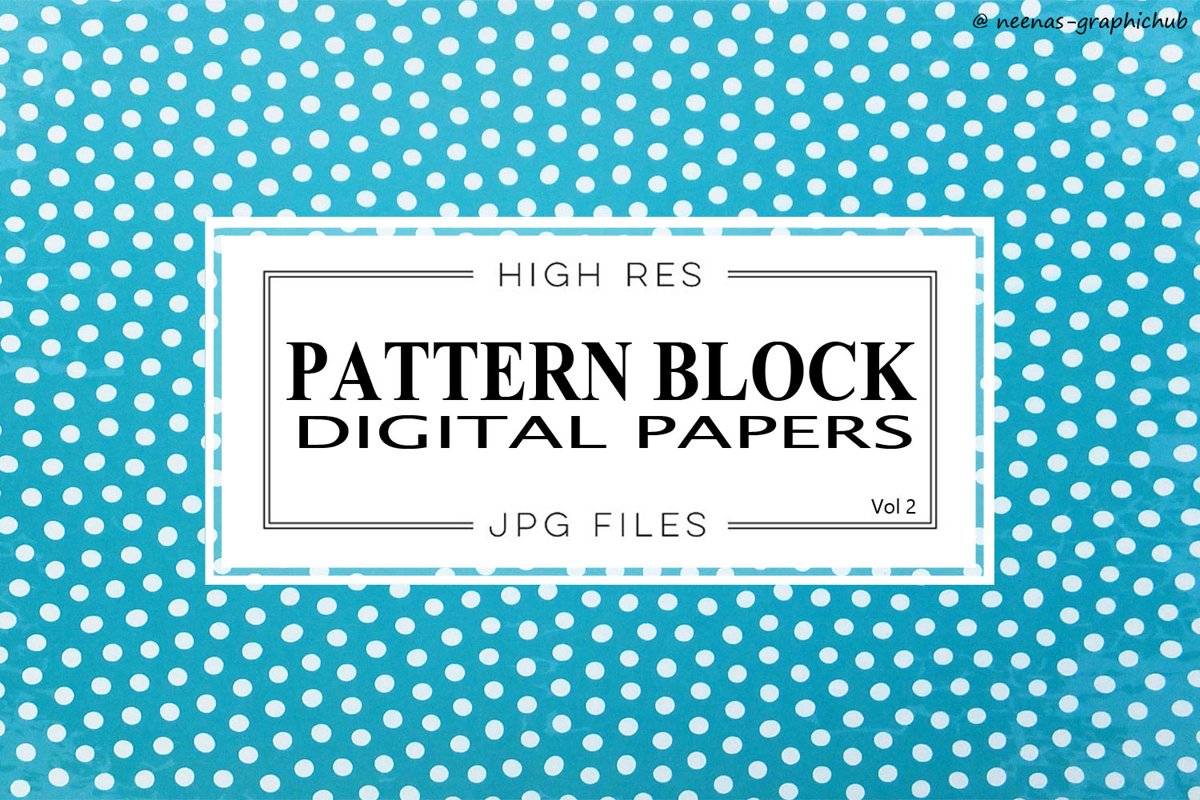 Pattern Design Digital Papers - Vol 2 example image 1