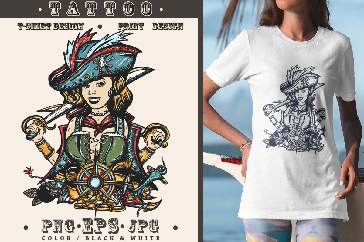 Pirate girl example image 1