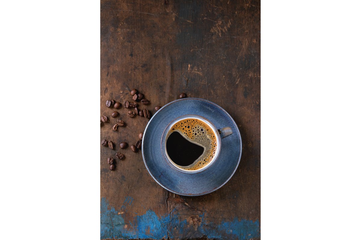 Cup of black coffee example image 1
