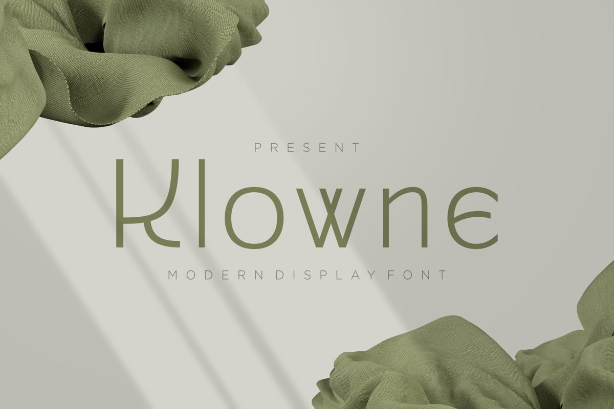 Klowne - Modern Display Font example image 1