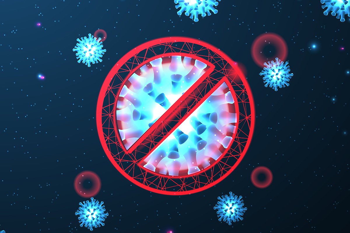 Sign caution coronavirus. Stop coronavirus. outbreak. danger example image 1