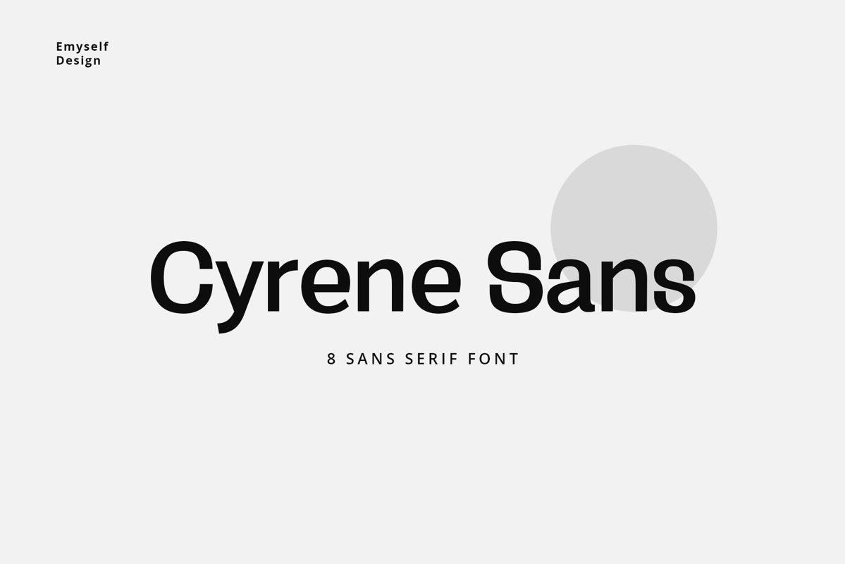 Cyrene Sans example image 1