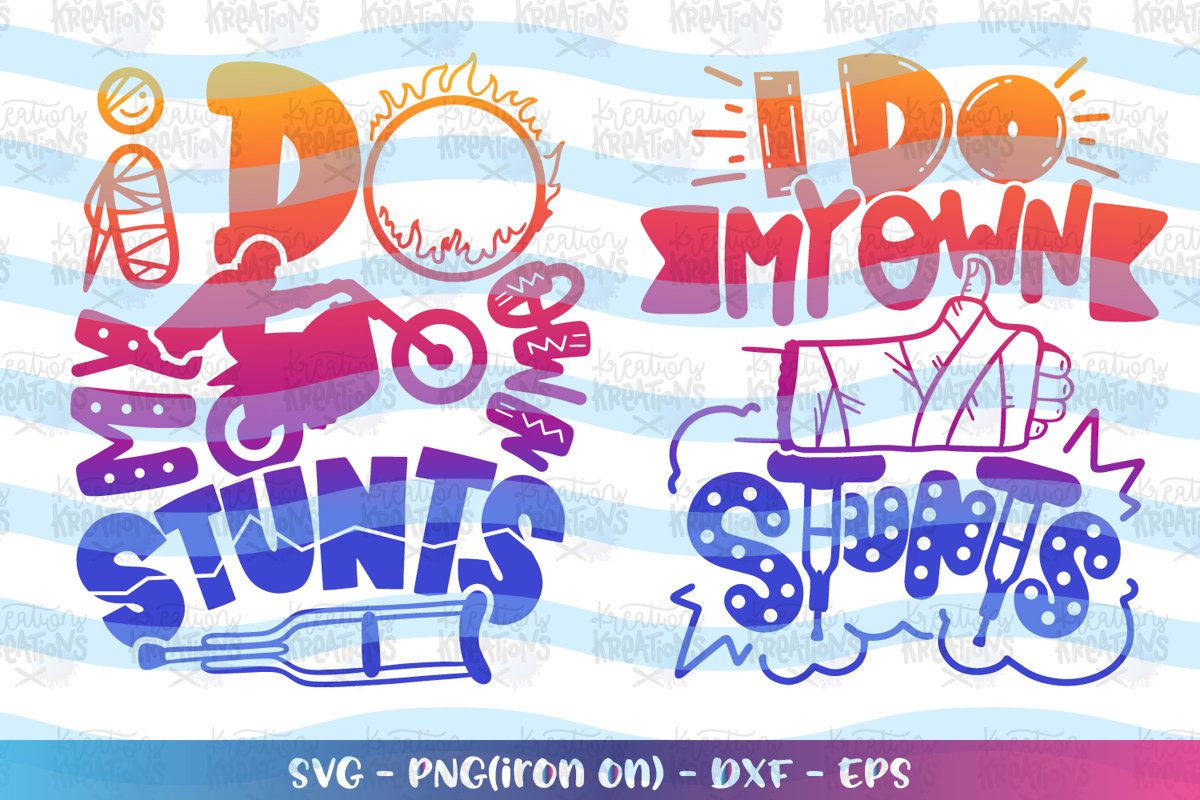 Boys svg I do my own stunts svg daredevil kid example image 1