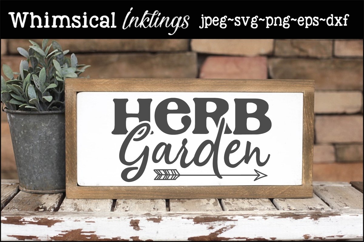 Herb Garden SVG example image 1