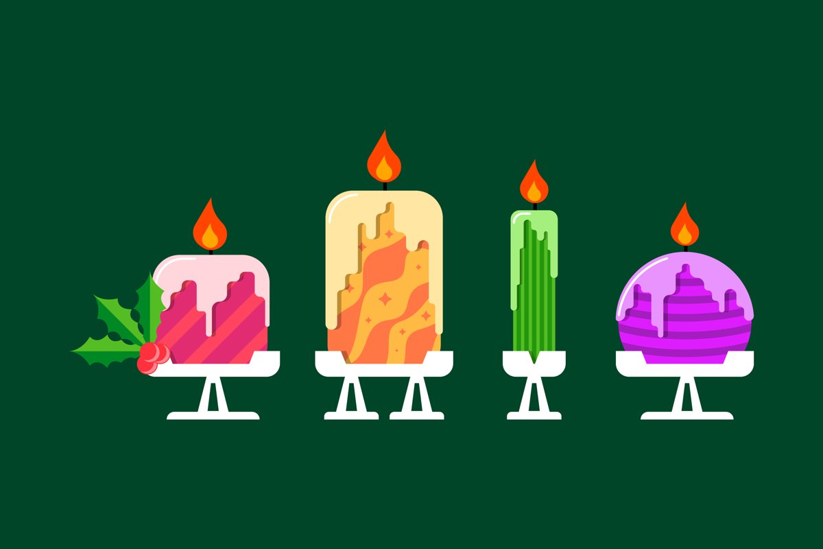 Christmas Candle Set example image 1
