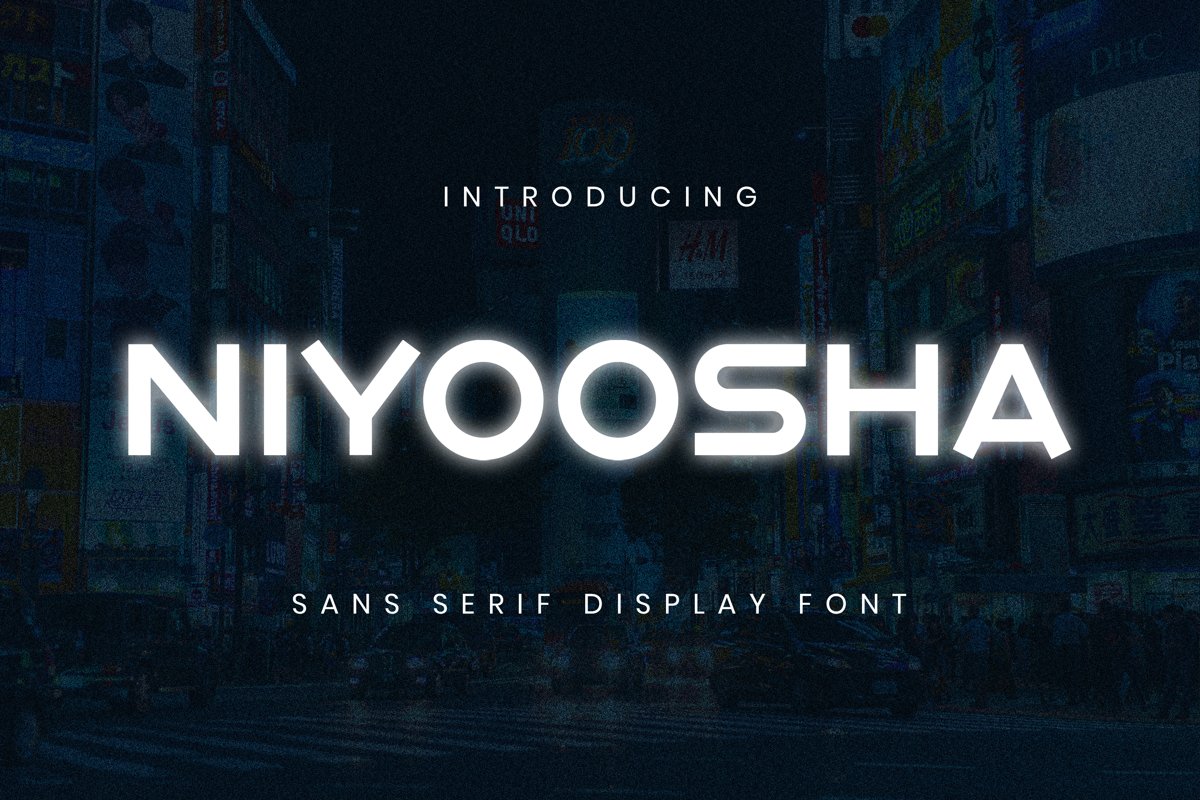 Niyoosha Font example image 1