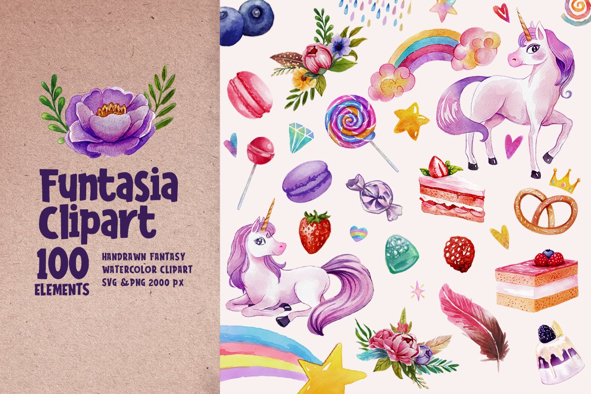 Funtasia Clipart example image 1