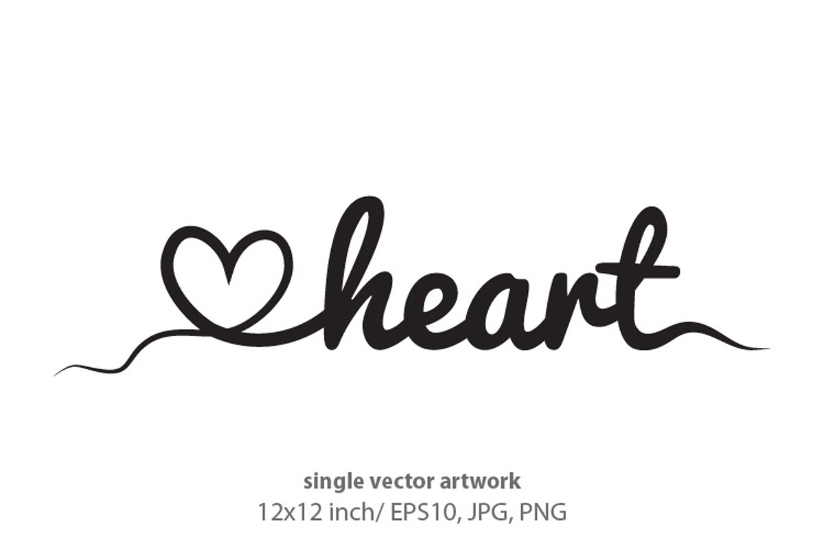 heart and love example image 1