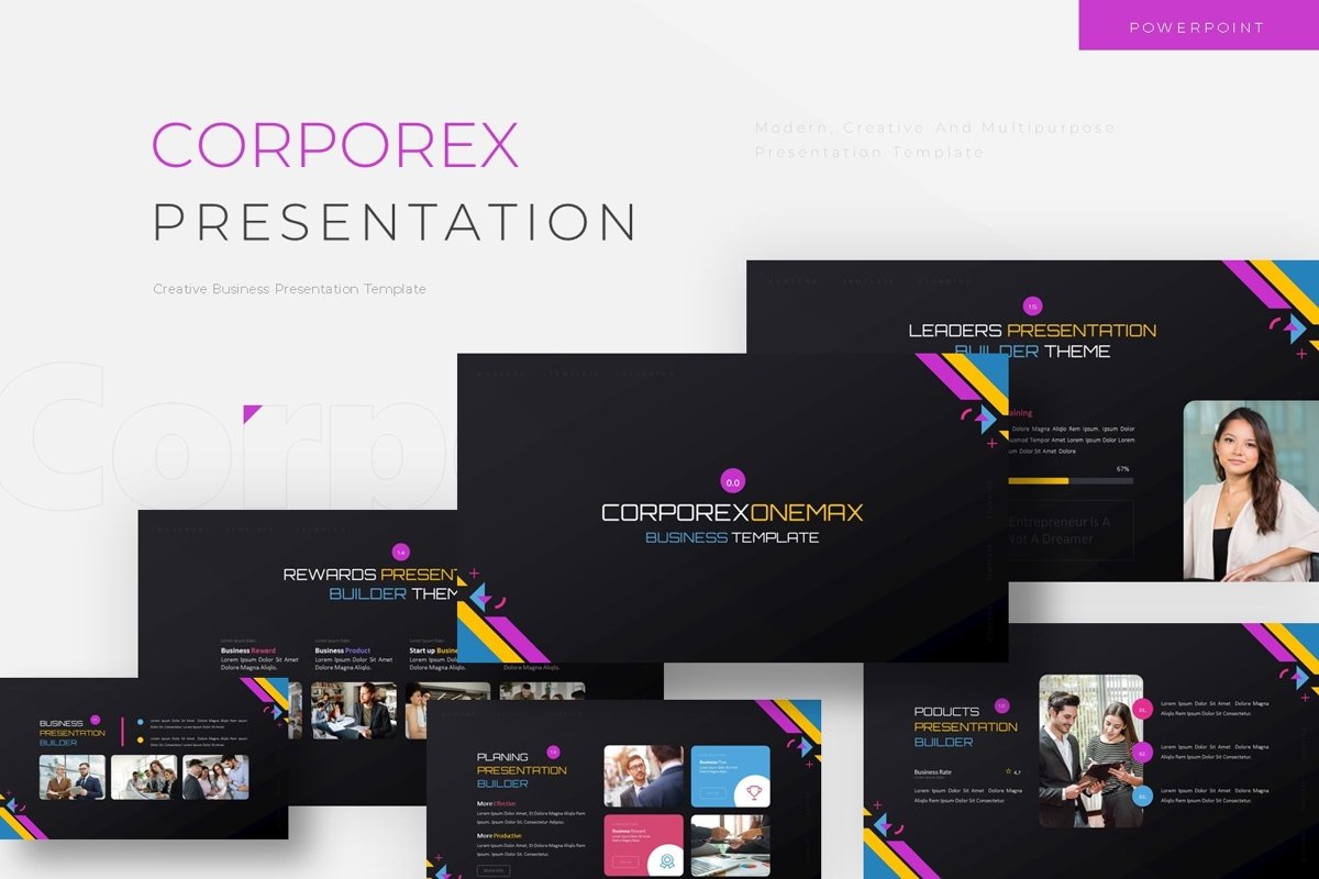 Corporexonemax - Powerpoint Template example image 1