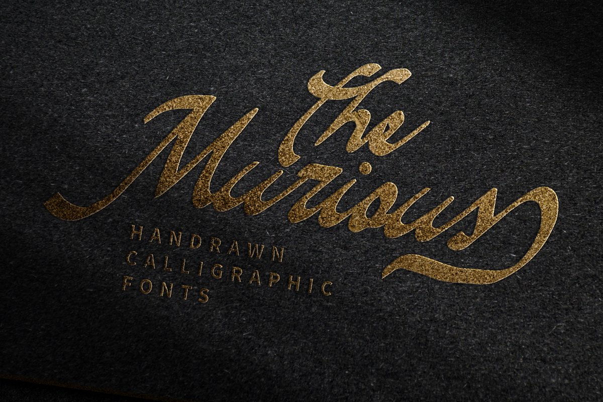 The Murious- Calligraphy Fonts example image 1