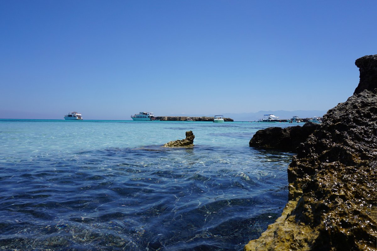 beautiful seascape with yachts example image 1