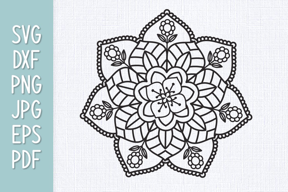 Mandala SVG example image 1