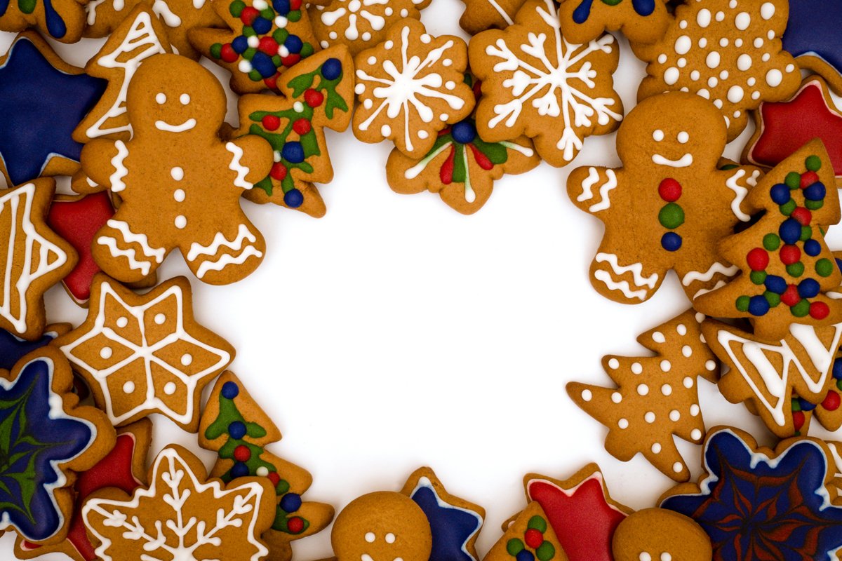 Christmas cookies background. example image 1
