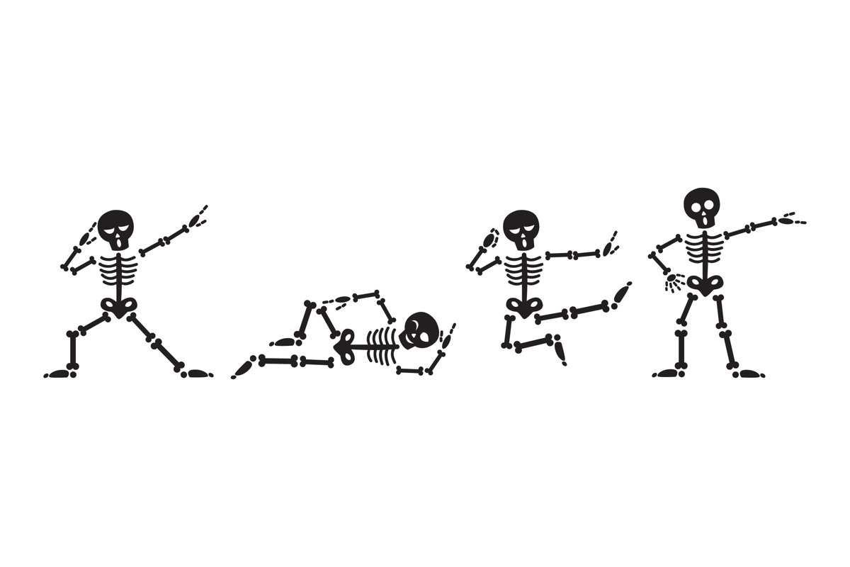 Skeleton Silhouettes example image 1