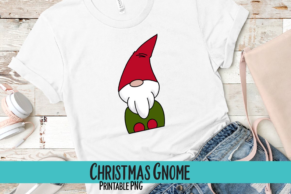 Christmas Gnome Sublimation PNG example image 1