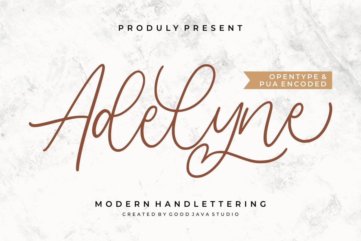 Adelyne - Modern Handlettering example image 1