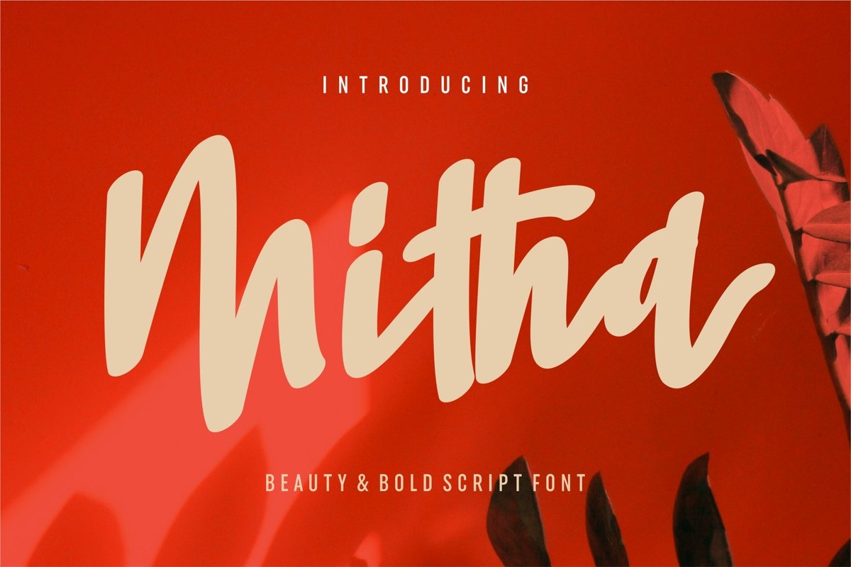 Mitha - Beauty & Bold Script Font example image 1