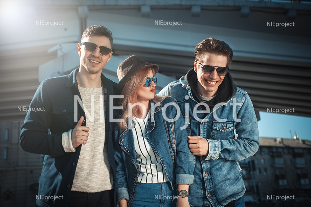 Group of young adults having fun spending the day example image 1