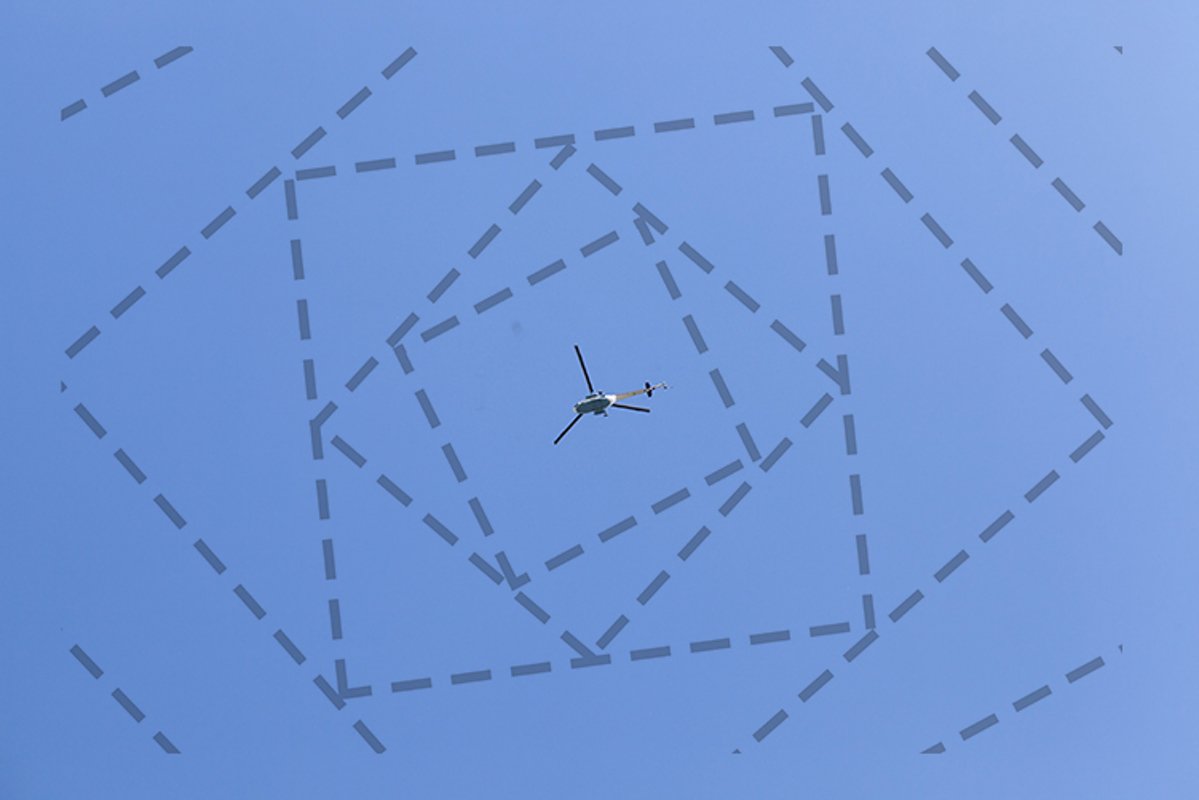 helicopter in sky example image 1